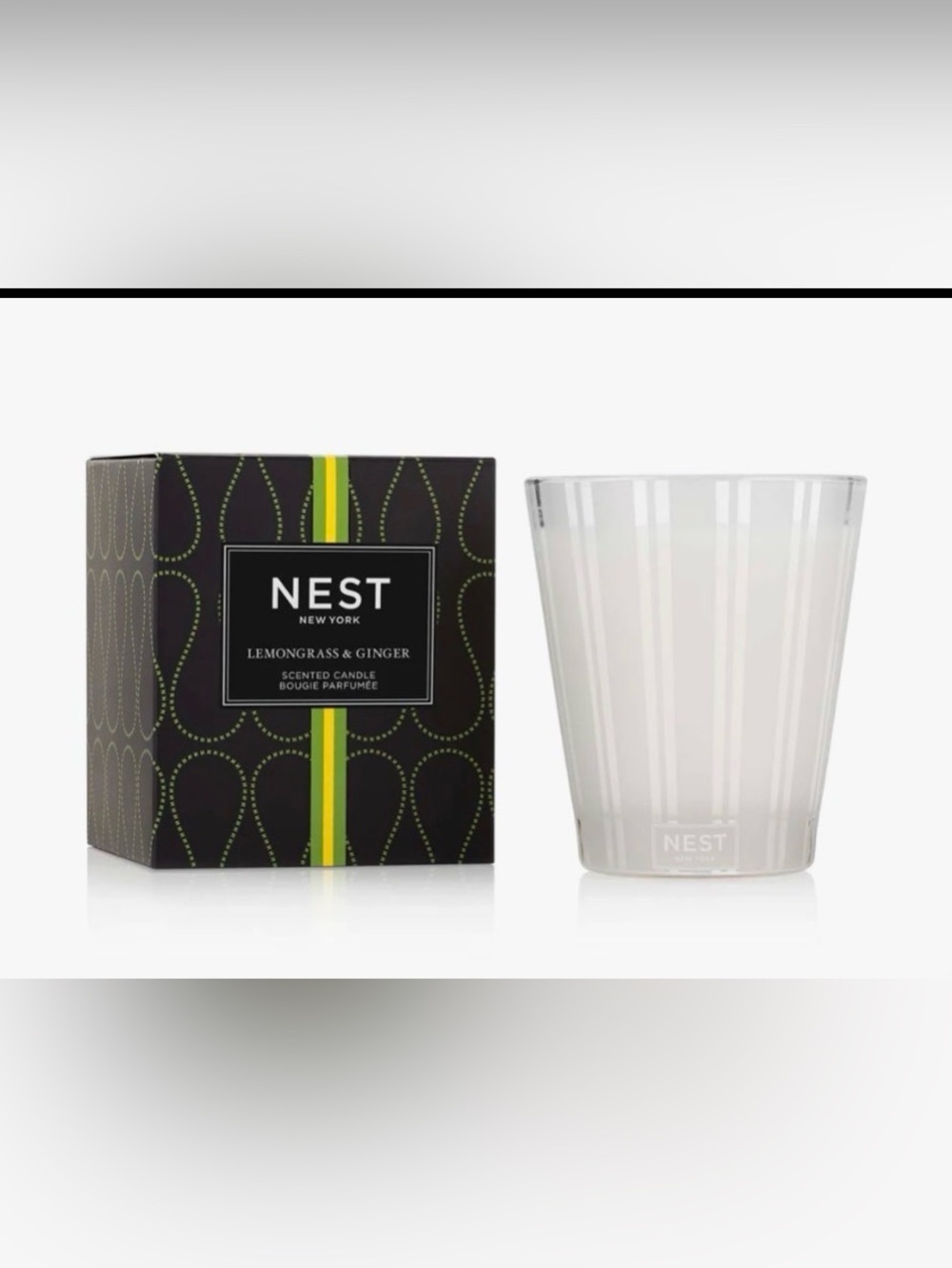 NEW NEST Fragrances Lemongrass and Ginger 8.1 oz Candle